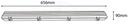 Luminaire T8 Double 60cm IP65 - Image 2