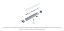 LUMINES ALU end cap X silver with a hole - Image 2