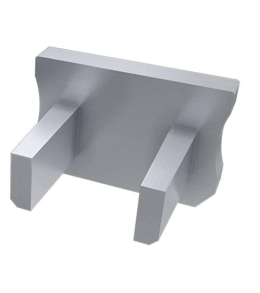 LUMINES End cap X silver lacquered - Image 2