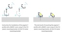 LUMINES Mounting clip C/H white - Image 2