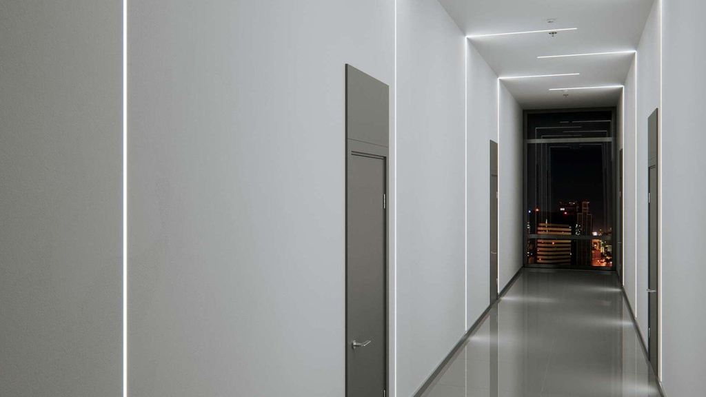 Lumines profile MONO lacquered white 2.02m - Image 4
