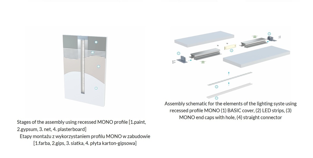 Lumines profile MONO lacquered white 2.02m - Image 8