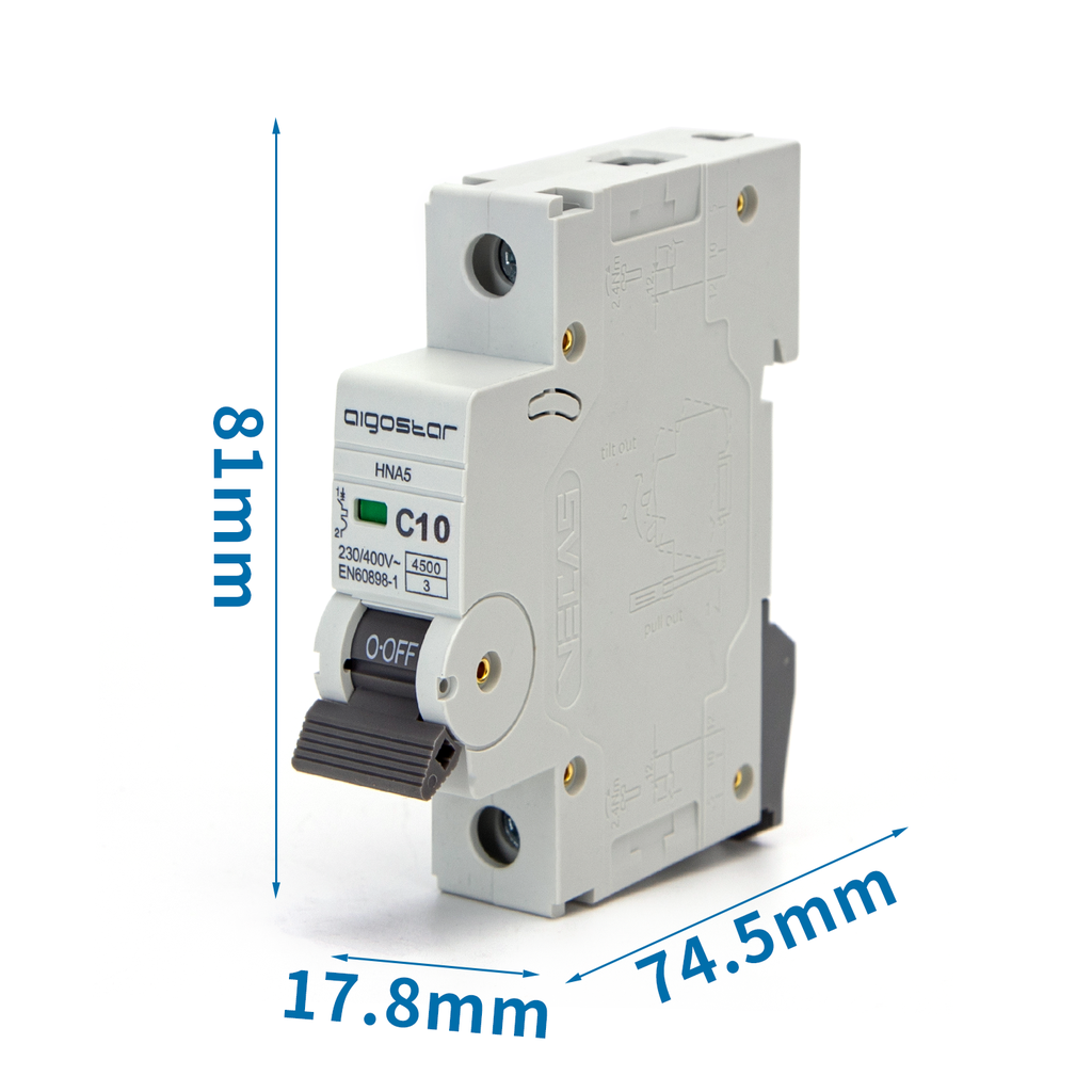 MCB 1P 10A C CURVE - Image 3