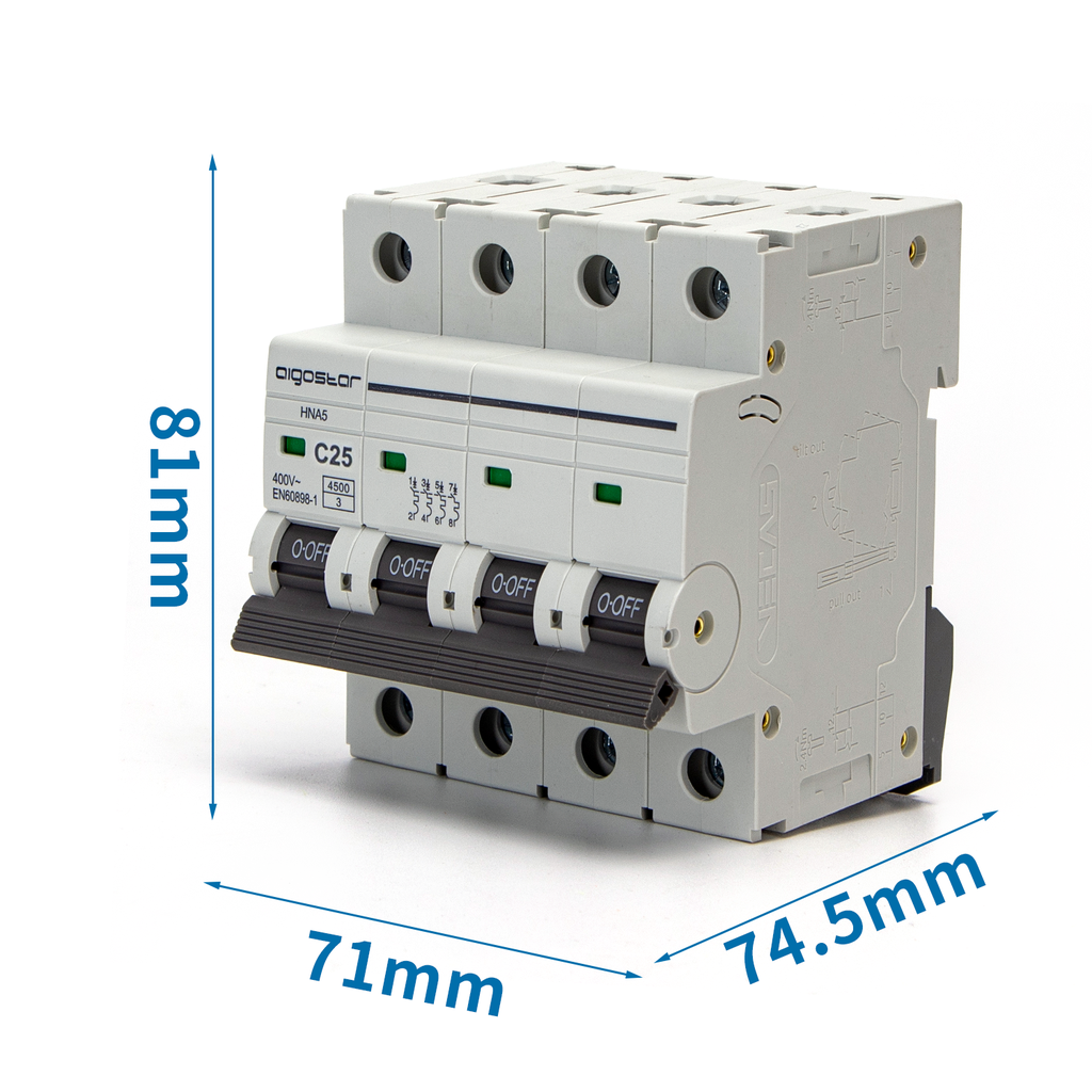 MCB 4P 25A C Curve - Image 2
