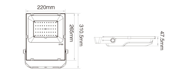 Mi-Light 50W RGB+CCT Floodlight FUTT02 - Image 9