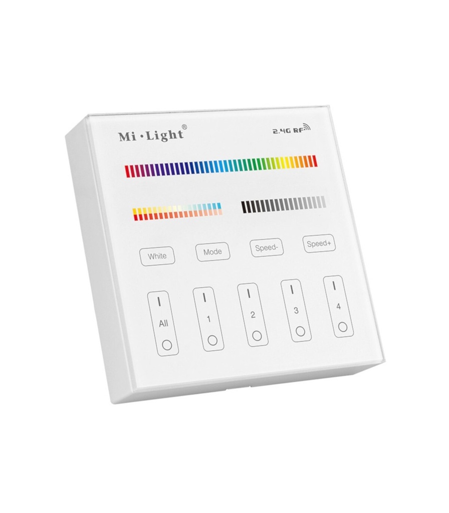 Mi-light B4 4-Zone Panel Remote RGB+CCT (2.4G) - Image 2