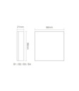 Mi-light B4 4-Zone Panel Remote RGB+CCT (2.4G) - Image 4
