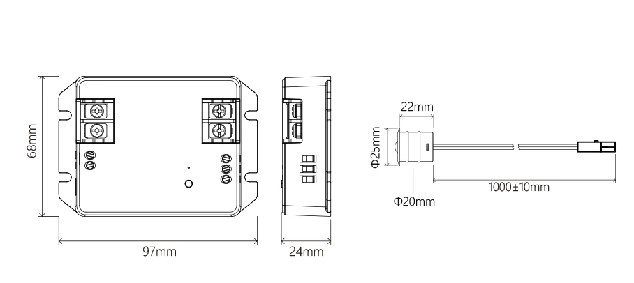 Mi-Light BS64 2-wire PLC Stair Light Master (BLE+2.4G) - Image 6