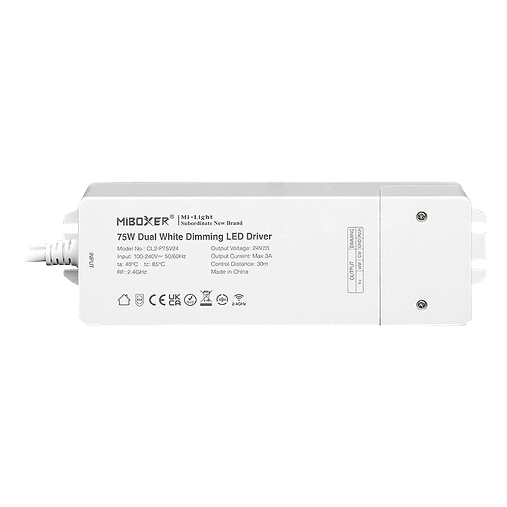 Mi-light CL2-P75V24 75W Dual White Dimming LED Driver + PUSH (2.4G) - Image 2
