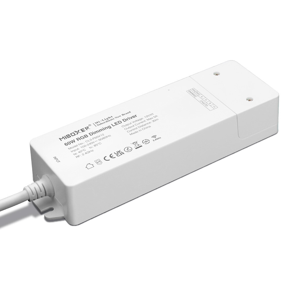 Mi-light CL3-P60V12 60W RGB Dimming LED Driver + PUSH (2.4G) - Image 2