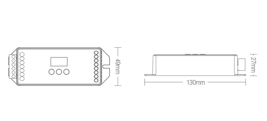 Mi-Light DLX DALI DT8 5 IN 1 Strip controller (DALI) - Image 7