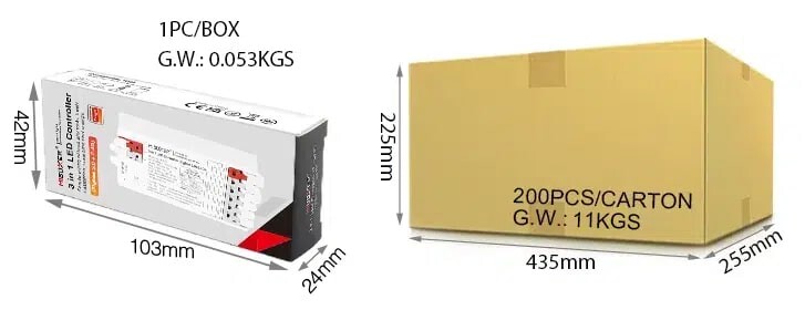 Mi-light E3-ZR 3 in 1 LED Controller (Zigbee 3.0 + 2.4G + DMX512) - Image 6