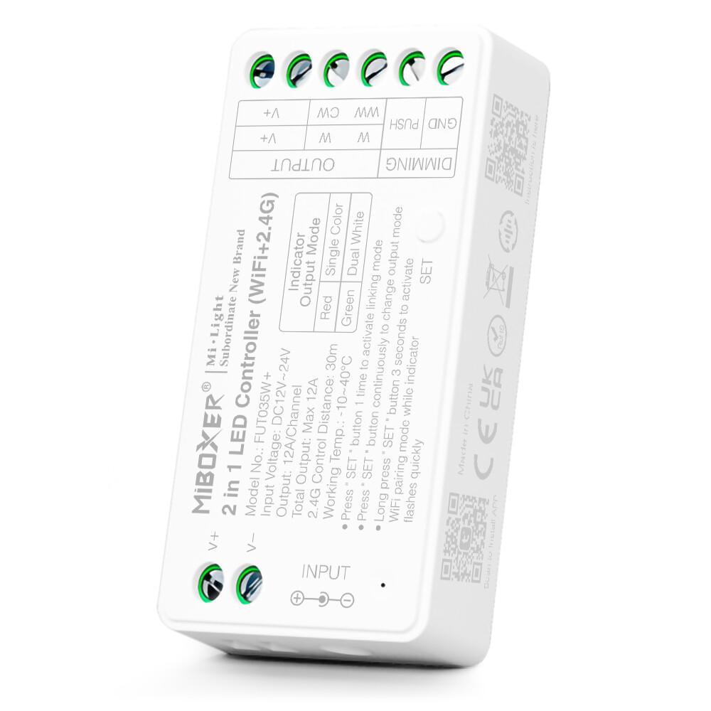 Mi-Light FUT035W+ Wifi 2 in 1 LED strip Controller (WiFi+2.4G) - Image 2