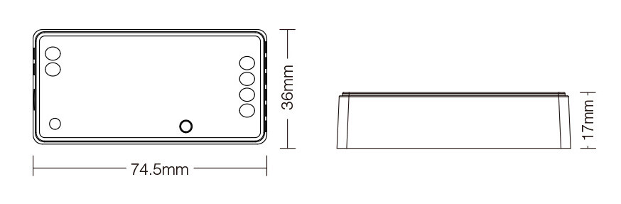 Mi-Light FUT035W+ Wifi 2 in 1 LED strip Controller (WiFi+2.4G) - Image 4