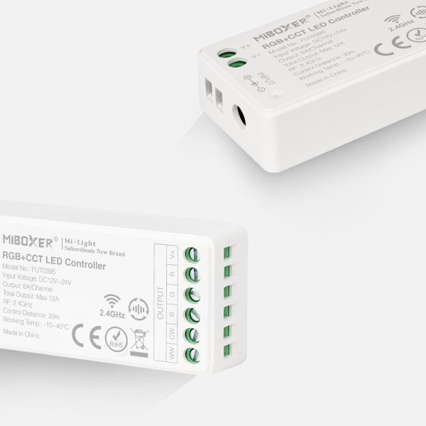 Mi-Light FUT039S RGB+CCT LED Controller (2.4GHz) - Image 3