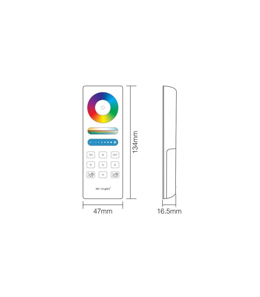 Mi-Light FUT088 RGB+CCT remote controller - Image 5