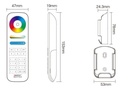 Mi-Light FUT089Z RGB+CCT Remote (Zigbee 3.0) - Image 9