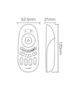 Mi-light FUT096 4-Zone Touch RF RGBW Remote (2.4G) - Image 4
