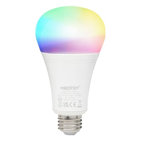Mi-Light FUT105 12W RGB+CCT LED Bulb (2.4G) - Image 2