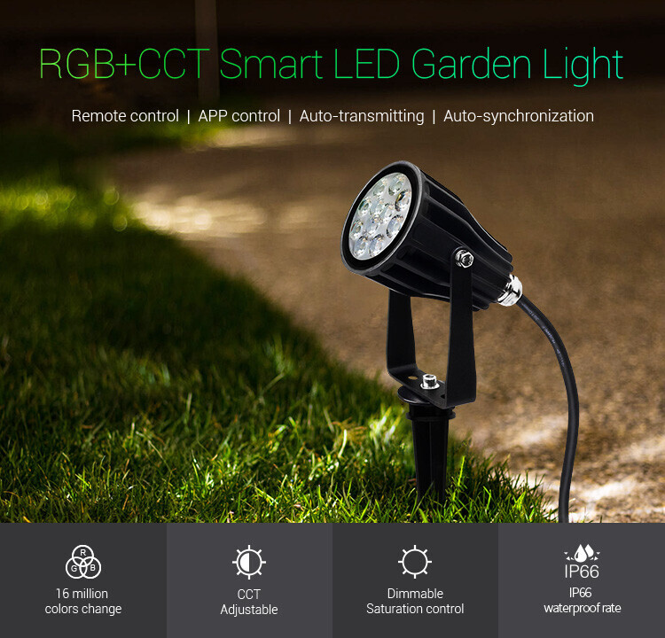 Mi-Light FUTC04ZR Garden light 6W RGB+CCT (Zigbee 3.0 + 2.4G) - Image 6