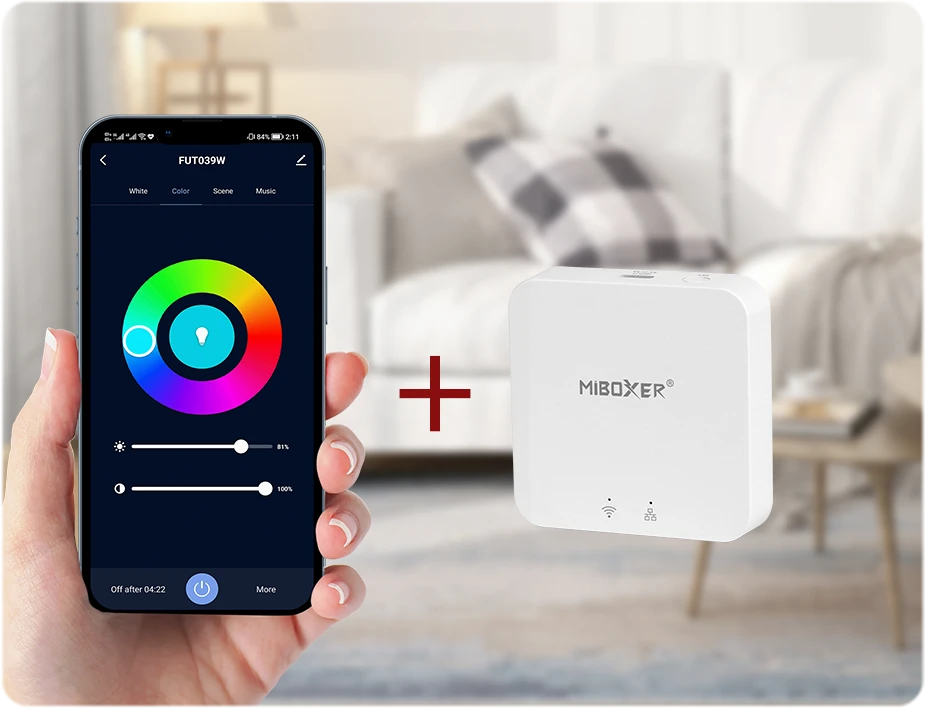 Mi-Light FUTC05ZR 25W RGB+CCT LED Garden Light (Zigbee 3.0+2.4G) - Image 5