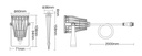 Mi- Light FUTC08 6W RGB+CCT LED Garden Light 24VDC (2.4G) - Image 5