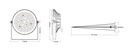 Mi-Light FUTC10Z Garden light 15W RGB+CCT (Zigbee 3.0) DC24V - Image 5