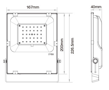 Mi-Light FUTT03 30W RGB+CCT Floodlight - Image 9