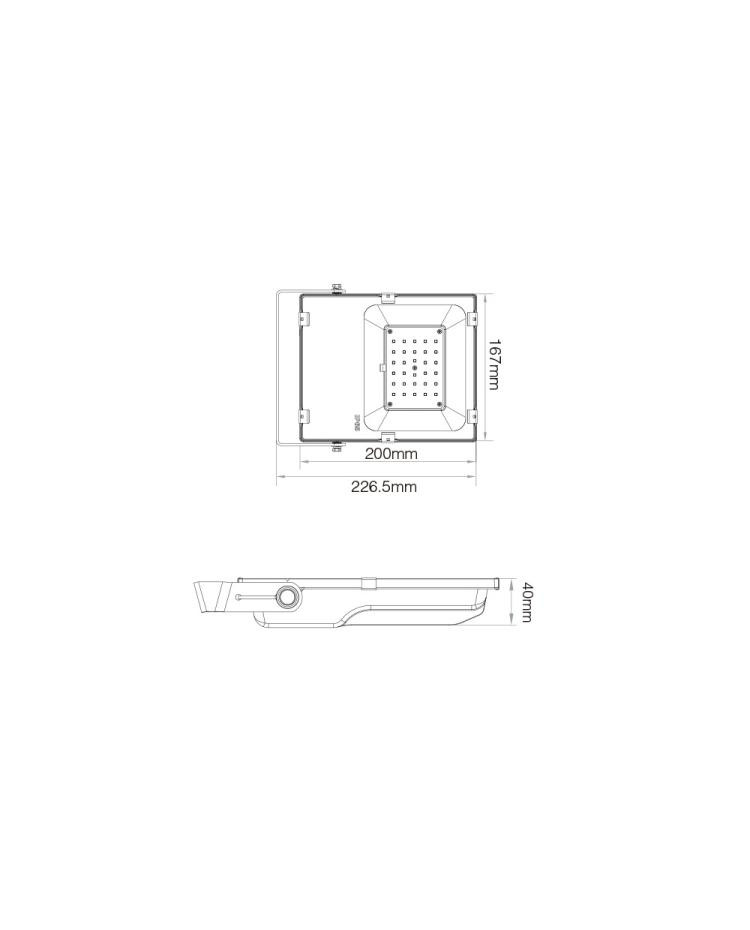 Mi-Light FUTT03Z 30W RGB+CCT LED Floodlight (Zigbee 3.0) - Image 5