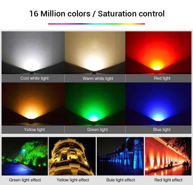 Mi-Light FUTT05 10W RGB+CCT Floodlight - Image 7
