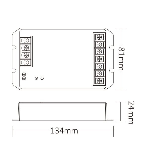 Mi-Light HW2 2 in 1 LED Controller Max 30A (WiFi + 2.4G + Push) - Image 3