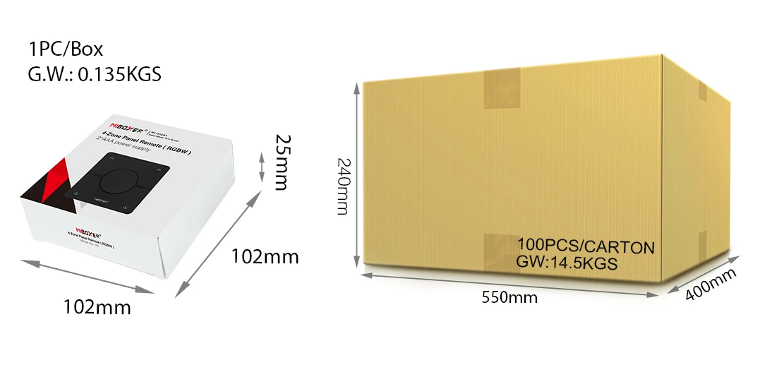 Mi-Light K0 Rotating CCT Scene Remote (2.4GHz) - Image 6