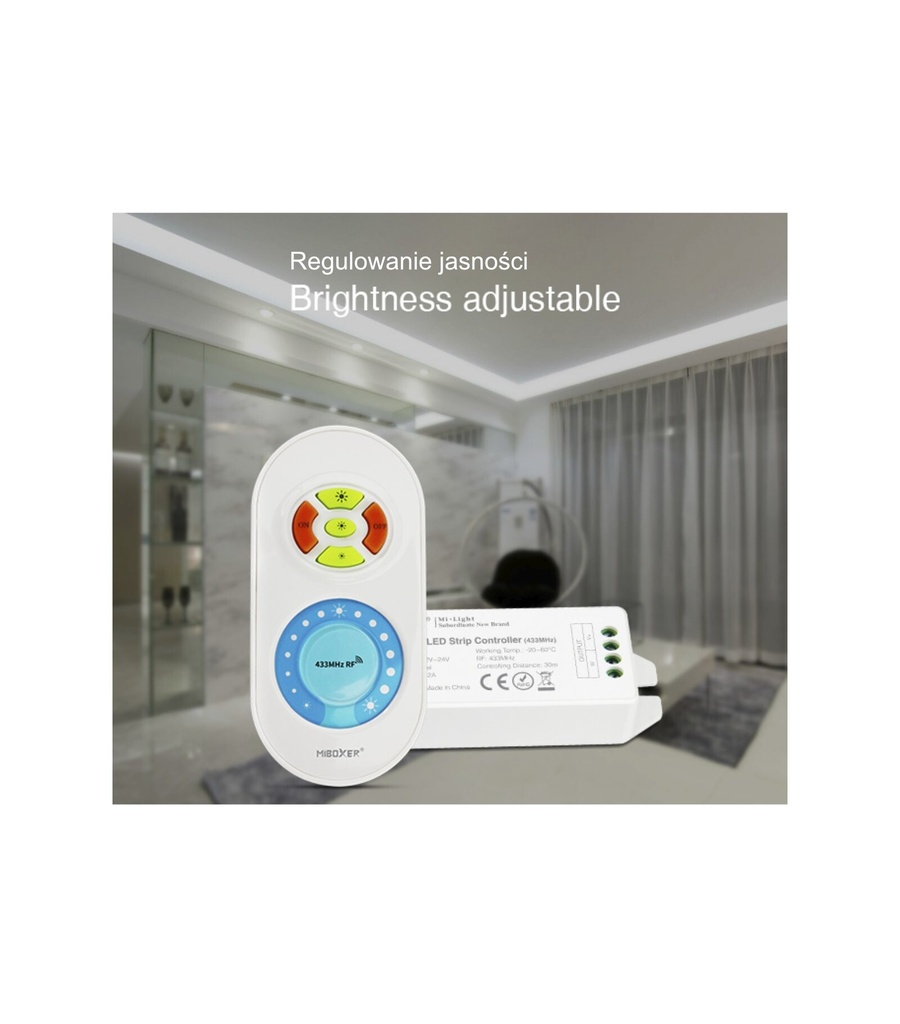 Mi-Light LED CCT RF 12 / 24V controller + remote control FUT040 - Image 5