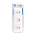 3-way flush-mounted schuko socket - Image 2