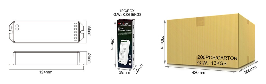 Mi-Light LS4 0/1~10V Dimming Driver - Image 6
