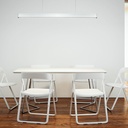 40W LED Linear suspension light 4000K silver UGR - Image 3