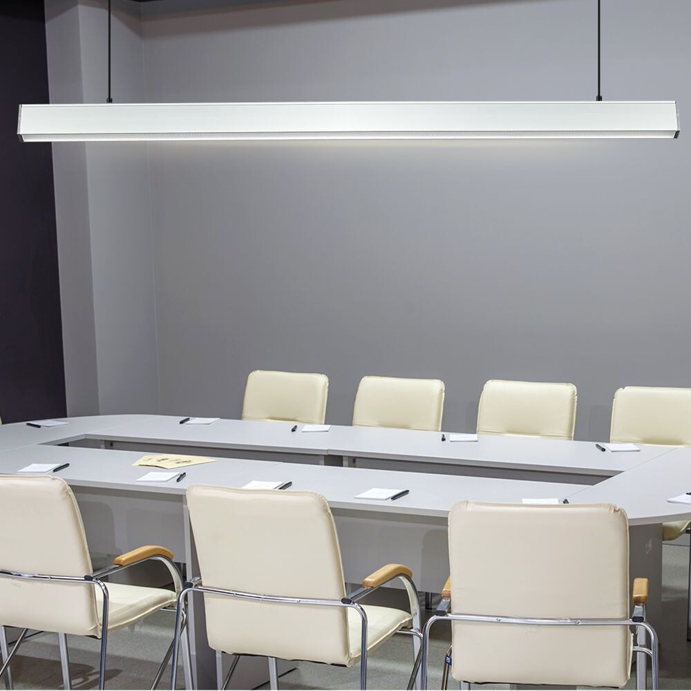 40W LED Linear suspension light 4000K silver UGR - Image 4