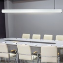 40W LED Linear suspension light 4000K silver UGR - Image 4