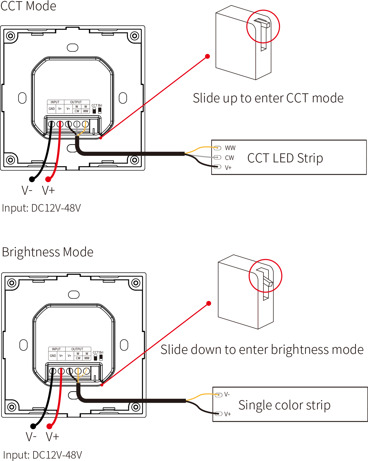 Mi-Light P0 Rotating CCT Control Panel (2.4GHz) - Image 5