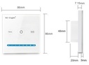 Mi-Light P1 Panel Controller Single Color (2.4G) - Image 5