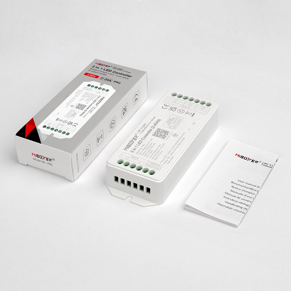 Mi-Light PR2 2 in 1 LED Controller Max 20A (2.4GHz + PUSH) - Image 2