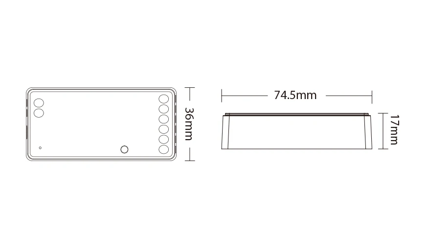 Mi-Light SPIR3 3 in 1 SPI LED Controller (2.4GHz) - Image 4
