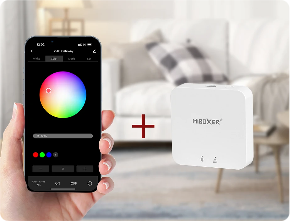 Mi-Light SR5-P Waterproof 5 in 1 LED Controller (2.4GHz DMX512) - Image 9