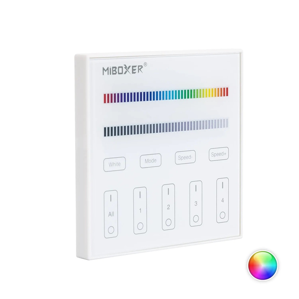 Mi-light T3 RGB/RGBW wall controller touchpanel 4 zones 2.4Ghz 230V - Image 3