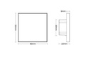 Mi-light T3 RGB/RGBW wall controller touchpanel 4 zones 2.4Ghz 230V - Image 8