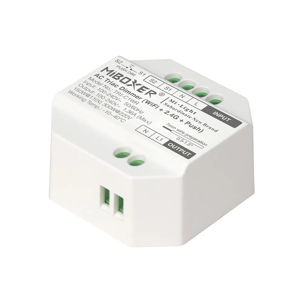 Mi-Light TRI-C1WR AC Triac Dimmer (WiFi + 2.4G + Push) - Image 2