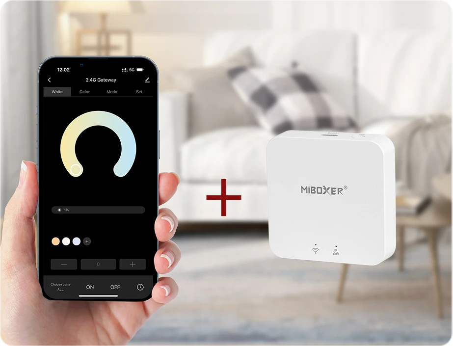 Mi-Light TRI-PR 500W AC Triac Dimmer (2.4GHz PUSH) - Image 4