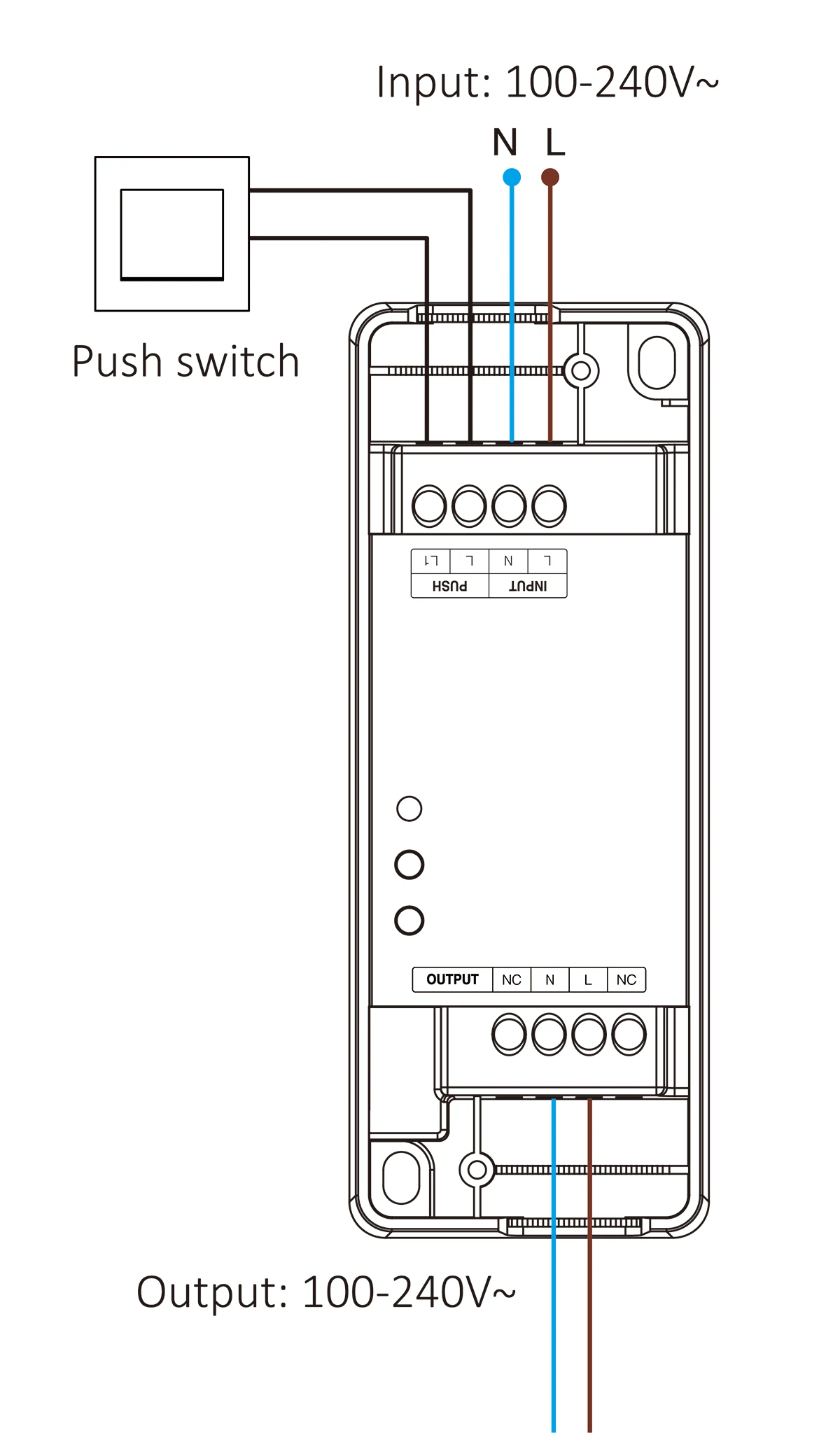 Mi-Light TRI-PR 500W AC Triac Dimmer (2.4GHz PUSH) - Image 6