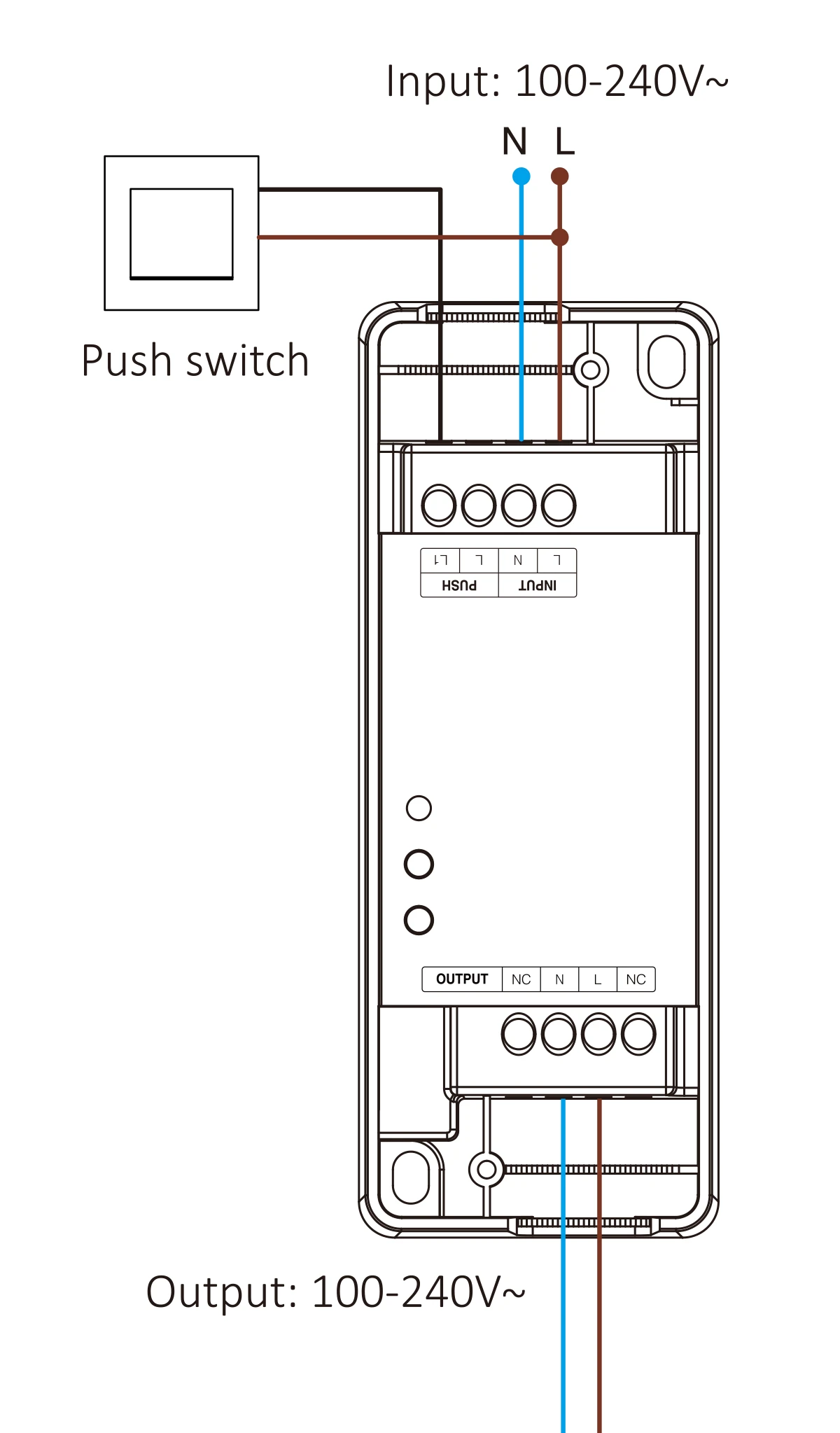 Mi-Light TRI-PR 500W AC Triac Dimmer (2.4GHz PUSH) - Image 7