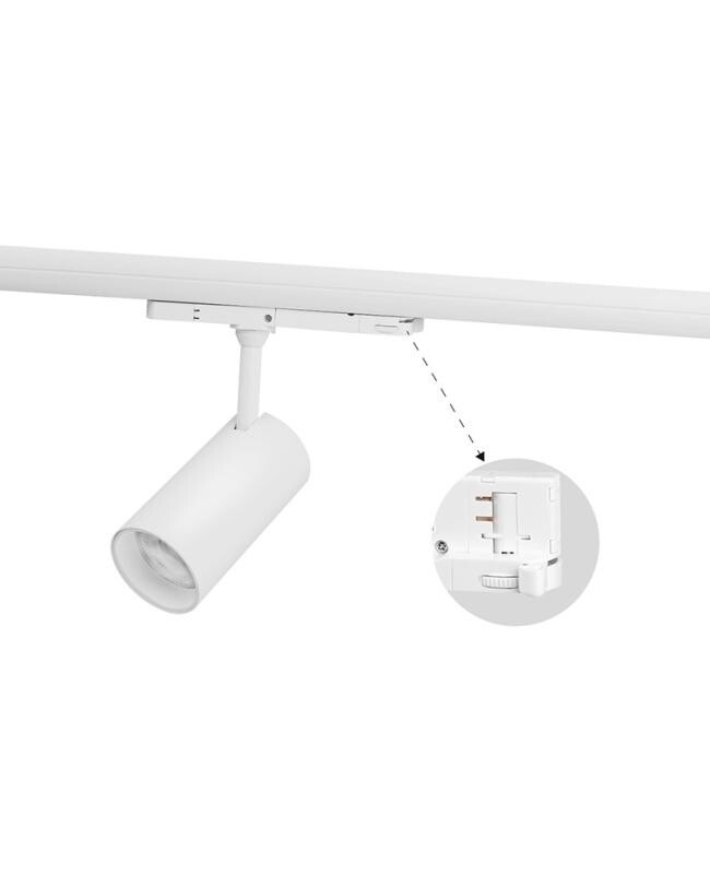 Mi-Light TS2-30W-ZR 30W Dual White Track Spotlight White (Zigbee 3.0 + 2.4G) - Image 2